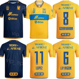 Club Soccer Tigres Uanl 1 Nahuel Guzman Jersey 29 Jonathan Herrera 10 Andre-Pierre Gignac 16 Diego Lainez 6 Juan Vigon Football Shirt Zestawy munduru 2023 2024 Man Team drużyna