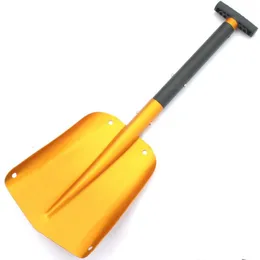 Spade Shovel Foldable Auto Emergency Snow with Extendable Handle Aluminum Lightweight for Car Outdoor Camping Ski Garden 231215