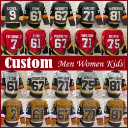 CUSTOM Jack Eichel Mark Stone Hockey Jersey Custom Men Women Kid William Karlsson Jonathan Marchessault Quick Alex Pietrangelo Shea Theodore