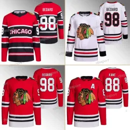 Bramkarz Cut Black Hawks 98 Connor Bedard Jerseys Chicag 71 Taylor Hall 19 Jonathan Toews 90 Tyler Johnson Nick Foligno Patrick Kane Seth Jone