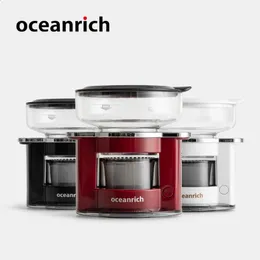 Kahve Potları Okyanus Oceanrich S2 Otomatik Tek Servis dökme portatif kahve makinesi kahve damla