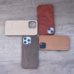 Best Price Solid Wooden Phone Case MobileWoodケース耐久性のある携帯電話シェル用XS XR 11 12 13 14 Plus Pro Max