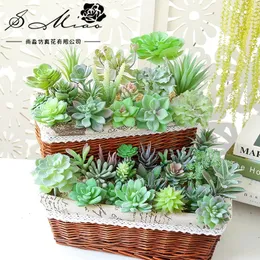 Decorações de Natal DIY Artificial Suculenta Grama Planta Falso Paisagem Flor Home Garden Decor Decoração de Casamento Sem Flowerpot 12PCLOT 231215