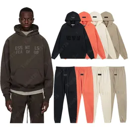 2024 New Style ESS FOG Hoodies Hip Hop Sweatshirts Hightize Hoody Hoody Pullover Designer Hoodie Pants Casual Pants مجموعة آسيوية S-XL