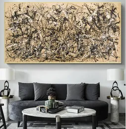 Famous Paintings Art Jackson Pollock Abstract Autumn Canvas Painting Posters and Prints Wall Pictures Home Decor Modern Minimalism8640816