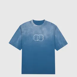 2023SS t -shirt sommar lyx varumärke tshirt bomull rund nacke tryck snabb torkning anti rynka män kvinnor hög lös trend kort ärm manliga kvinnors kläder