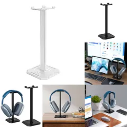 Suporte de fone de ouvido para jogos de mesa vertical suporte de exibição de fone de ouvido destacável cabide anti-deslizamento acessórios de fone de ouvido para pc