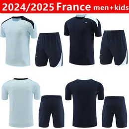 2024/2025 French Fra nce Tracksuit Soccer Jersey Benzema Mbappe Equip