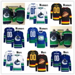 PERSONALIZZATO Vancouver Hockey Maglie Canucks 70 Tanner Pearson 6 Brock Boeser 8 Conor Garland 92 Vasily Podkolzin 44 Kyle Burroughs 23 Oliver Ekm