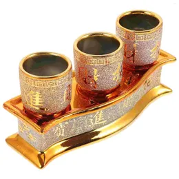 Şarap Gözlükleri 1 Set Su İbadet Kupası Tapınağı Buda Haraç Malzemeleri