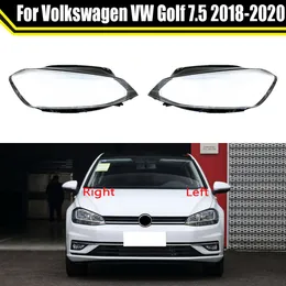 Auto Scheinwerfer Scheinwerfer Objektiv Auto Shell Abdeckung Licht Kappen Glas Fall Lampenschirm für VW Golf 7,5 2018 2019 2020