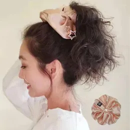 Invisibobble 2023 Sommer Große Größe ROSIE Star Scrunchie Meet Hairtie Dickes Langes Haar Accessoire Damen Frisur Starker Halt Rosa