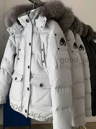 man moose Down Parkas Canadian Scissor Mooseknuckle jacket and Women Couples Skiing Hoods with Fur Collar Thickened Parker moose jacket 2 YV5X