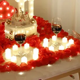 Decoração de casamento 3d chama real atarraxamento cintilação operado por bateria jantar em casa elétrico led velas sem chama presente dos namorados decoração de natal