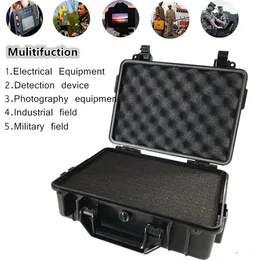 Shockproof Camera Safety Box ABS Sealed Waterproof Hard Boxes Equipment Case with Foam Vehicle Toolbox Impact Resistant Suitcase C2924