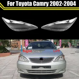 Линзы автомобильных фар для Toyota Camry 2002 2003 2004, сменные колпачки для фар, передняя автоматическая крышка корпуса, стеклянный чехол для фары