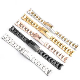 Accessories Band SOLEX Fine-tuning Pull Teeth Strap Watch Belt Steel Solid Submariner Water Ghost Bracelet for 20 21MM300z