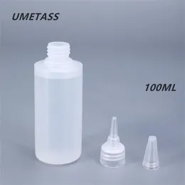 Umetass 내구성 플라스틱 스퀴즈 병 100ml 누출 방지 비 빈 드롭퍼 병이 액체 오일 콜로 안료 판매 T200819248L