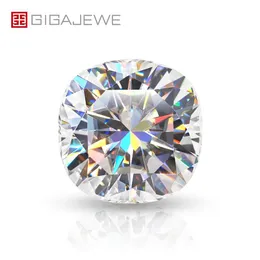 Gigajewe White D Color Cushion Cut VVS1 Moissanite Diamond 0 5mm-7mm för smycken Making Manual Cut217o