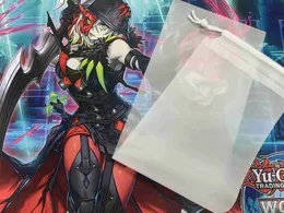 Muskuddar handled vilar yugioh diabellestarr The Dark Witch Playmat TCG CCG MAT BOARDE GAME MAT Trading Card Game Mat Anti-Slip Rubber Mouse Pad Free Bag R231215