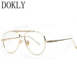 Dokly miopia óculos quadro claro óculos de sol feminino clássico s masculino óculos gafas sol men155u