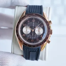 Designer de luxo aaa relógio masculino de alta qualidade 43mm quartzo vk movimento moda à prova dwaterproof água safira design montres armbanduhr presente casal relógio