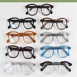 LEMTOSH óculos armação lente clara johnny depp óculos miopia óculos Retro oculos de grau homens e mulheres óculos de miopia frame279B