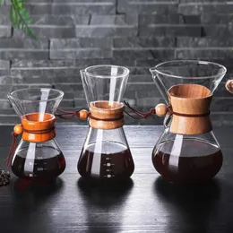 400 ml 600 ml 800 ml resistent glas kaffestillverkare kaffekanna espresso kaffemaskin med rostfritt stål filter potten cl2009202772