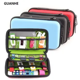 Stuff Sacks GUANHE Waterproof Hard Drive Earphone USB Flash Case Digital Storage Bags organize box pochette disque dur 25 231215