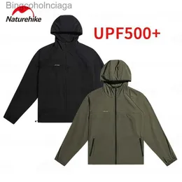 Andra Apparel NatureHike 2023 Sun Protection Clothing Men/Women Outdoor vandring ultralätt UV Protection Hooded Jacket Long SLE UPF500+L231215