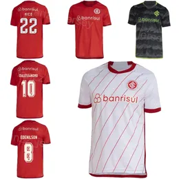 Uomo 23-24 Calcio SC Internacional 9 Luiz Adriano Jersey Club Team 28 Pedro Henrique 8 Bruno Henrique 10 Alan Patrick 16 Fabricio Bustos Maglia da calcio Kit Uniforme