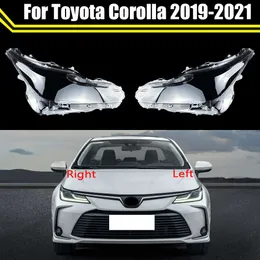 Auto di Ricambio Anteriore Del Faro Della Copertura Del Faro Paralume di Vetro Borsette Trasparente Luce Caps per Toyota Corolla 2019 2020 2021