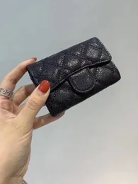 2023 Luxus-Designer-Tasche Neueste multifunktionale kleine Geldtasche aus Kaviar-Kalbsleder, Kartentasche mit vielen Kartenfächern 5A