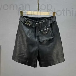 Women's Shorts Designer Brand Boots and Pants Spring Summer New High Waisted Loose Slimming Black Bottomed Wide Leg F845 0GE9