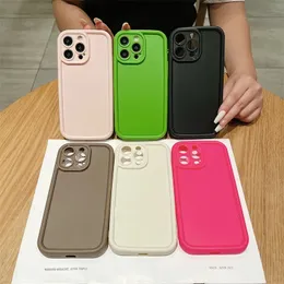 Diamond TPU Solid Color Ochrony Ochrony Etui na iPhone'a 15 14 13 12 11 Pro Max 14 Plus Nowe produkty modowe