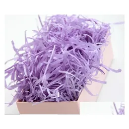 Present Wrap Top Quality Shredded Paper för korgar 20g Box Decoration Filling Material Julbröllop Äktenskap Hemförsörjning Drop Del Dhqps