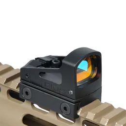 Taktyczne RMS RME Red Dot Compact Mini Reflex Sight z wentylowanym uchwytem i przekładkami do optyki aluminiowej karabinu pistoletowego