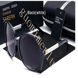 Högkvalitativ modevintage UV400 Women Brand Designer Womens Solglasögon Ladies Sun Glasses With Cases and Box 7 Colors244w