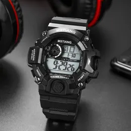 Dijital Outdoor Gshock Sport Koşan Elektronik Askeri Reloj LED LEDLE BİLGİ İÇİN LED LUININ BİLİSİ Moda Ordu Erkek Relogios bilekliği