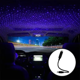 Car Roof Star Light Interior LED Starry USB Auto Decoration Night Laser Atmosphere Ambient Projector Home Decor Galaxy Lights334x