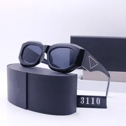 Designer de moda PPDDA óculos de sol clássicos óculos de proteção ao ar livre praia óculos de sol para homem mulher assinatura triangular opcional 5 cores HB 202 61X46X140 MM
