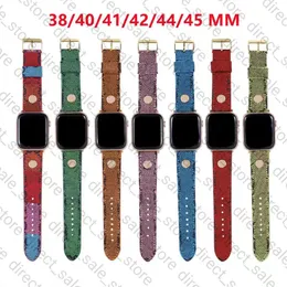 Cinturino in pelle di design di lusso G modello colore per cinturino Apple Watch serie 6 5 4 3 2 40mm 44mm 38mm 42mm 49mm braccialetto per iWatch Bel
