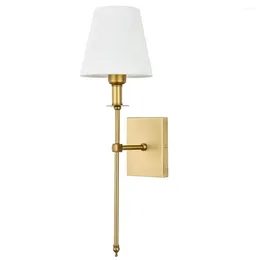 Lampada da parete 2 pezzi creativo stile nordico testa singola comodino corridoio luce LED elegante lanterna 3000K-6000K per soggiorno El