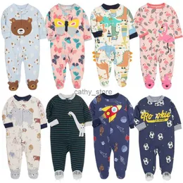Rompers 2023 Baby Clothes Zipper Cotton Cover All Newborn Boys Jumpsuit New Born Bebe Items Girls Outfit 0-12m Dinosaur Rompers Lion FoxL231114