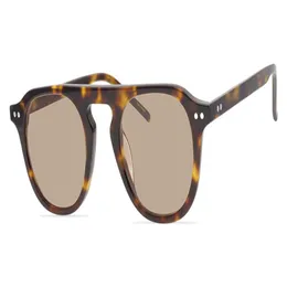 Koreanische Mode Großen Rahmen Sonnenbrille Shades Marke Grau Braun Objektiv Sonnenbrille Gelbe Biene Brillen Männer Frauen Plank Retro Brillen w283h