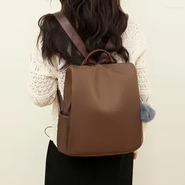 Sacs d'école tendance pour femmes, sacs à dos simples et Cool en Nylon, cartable de fête pour filles, grande capacité pour étudiants, marques de créateurs à bandoulière