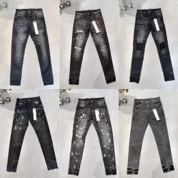 Lila jeans denim byxor mens jeans designer jean män svarta byxor avancerad kvalitet rak design retro streetwear casual sweatpants designers joggers pant