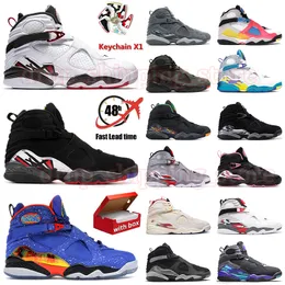 With Box Jumpman 8 8s Sneakers For Men Womens j8 Playoff Alternate Winterized Gunsmoke SoleFly Doernbecher Valentines day Aqua Black basketball shoes sports Dhgate