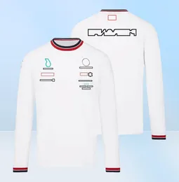 Футболка Team Driver 2022 Men039s Racing Suit Повседневная быстросохнущая футболка с длинным рукавом Plus Размер Customizable4969043