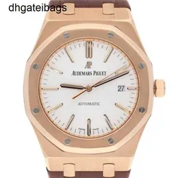 Audemar Pigue Watch Swiss Watches Abbey Royal Oak Automatyczne zegarek 41 mm męskie srebrne 15400or oo D088CR.01